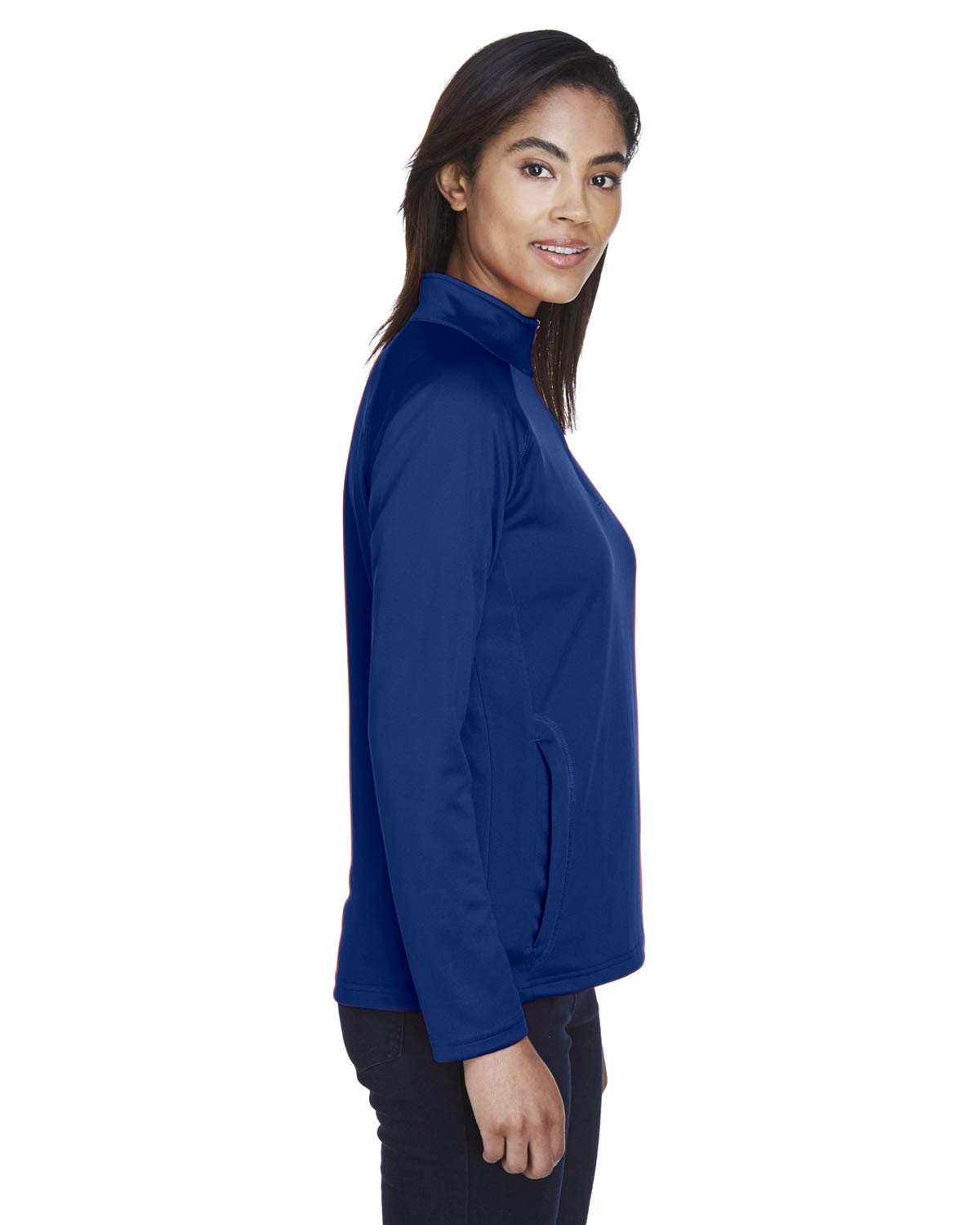 Devon & Jones Ladies Stretch Tech-Shell Compass Quarter-Zip S True Royal