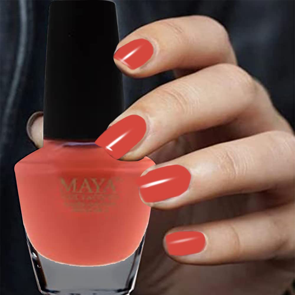 MAYA Halal Breathable Quick Dry Nail Polish, Vegan and Cruelty Free, Oxygen & Water Permeable Nail Art, Non Toxic Gentle On Nail