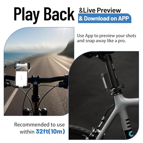 4K Mini WiFi Action Camera 128GB Thumb POV Portable Body Cam Wearable Video Recorder with IPX7 Waterproof Underwater Camco...