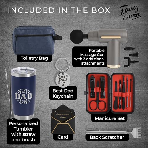 Fairly Dunn Premium Dad Gift Set – 7-Piece Gift for Dad, perfect for Father’s Day, birthdays, Valentine’s Day, or get well...