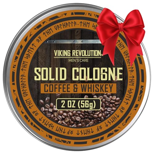 Viking Revolution Bergamot Solid Cologne for Men - 2 Oz Balm Cologne Travel Wax (1 pack, Bergamot)