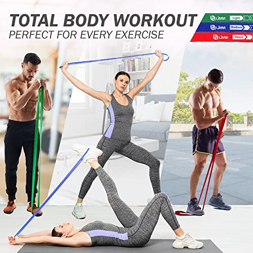 Fittest Pro by Limm Resistance Bands for Legs and Butt, Fabric Exercise Loop Bands Yoga, Pilates, Rehab, Fitness and Home ...
