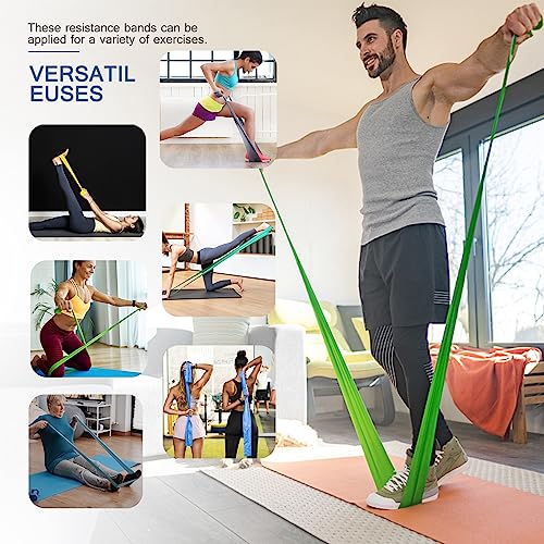 Professional Resistance Bands. Latex-Free, Work Out Bands, Stretch Bands for Working Out Women or Men, Exercise Bands Set ...