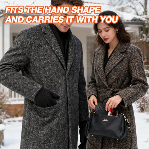 Hfshimlux Heated Glove Liners for Men Women 3 Levels Temperature Control Rechargeable Heated Gloves 10s Rapid Heating Suit...