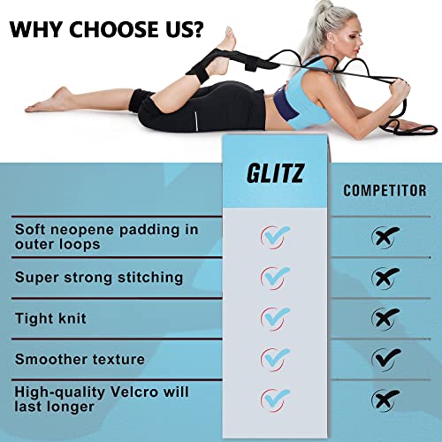 Foot and Calf Fascia Stretcher for Plantar Fasciitis, Physiotherapy Stretching Strap, Yoga Stretch Strap Improves Strength...