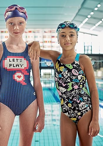 Arena Classic Junior Silicone Unisex Swim Cap for Girls and Boys Comfortable Durable Kids’ Pool Bathing Cap, One Size