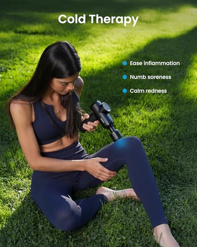 RENPHO Active Thermacool 2 Massage Gun+Ascend Massage Gun with 6-12mm Adjustable Amplitude