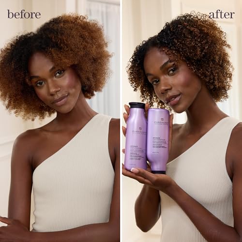 Pureology Hydrate Shampoo - For Dry or Color Treated Hair, Moisturizing Shampoo For Hydration & Softness, With Rose Extrac...