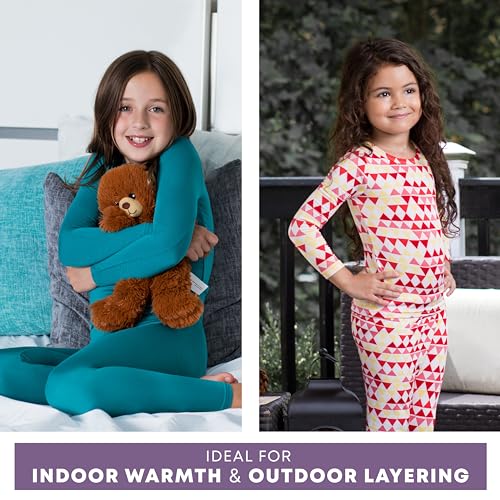 Rocky Thermal Underwear for Kids, Girls Thermals Long Johns Underwear, Base Layer for Cold weather/skiing