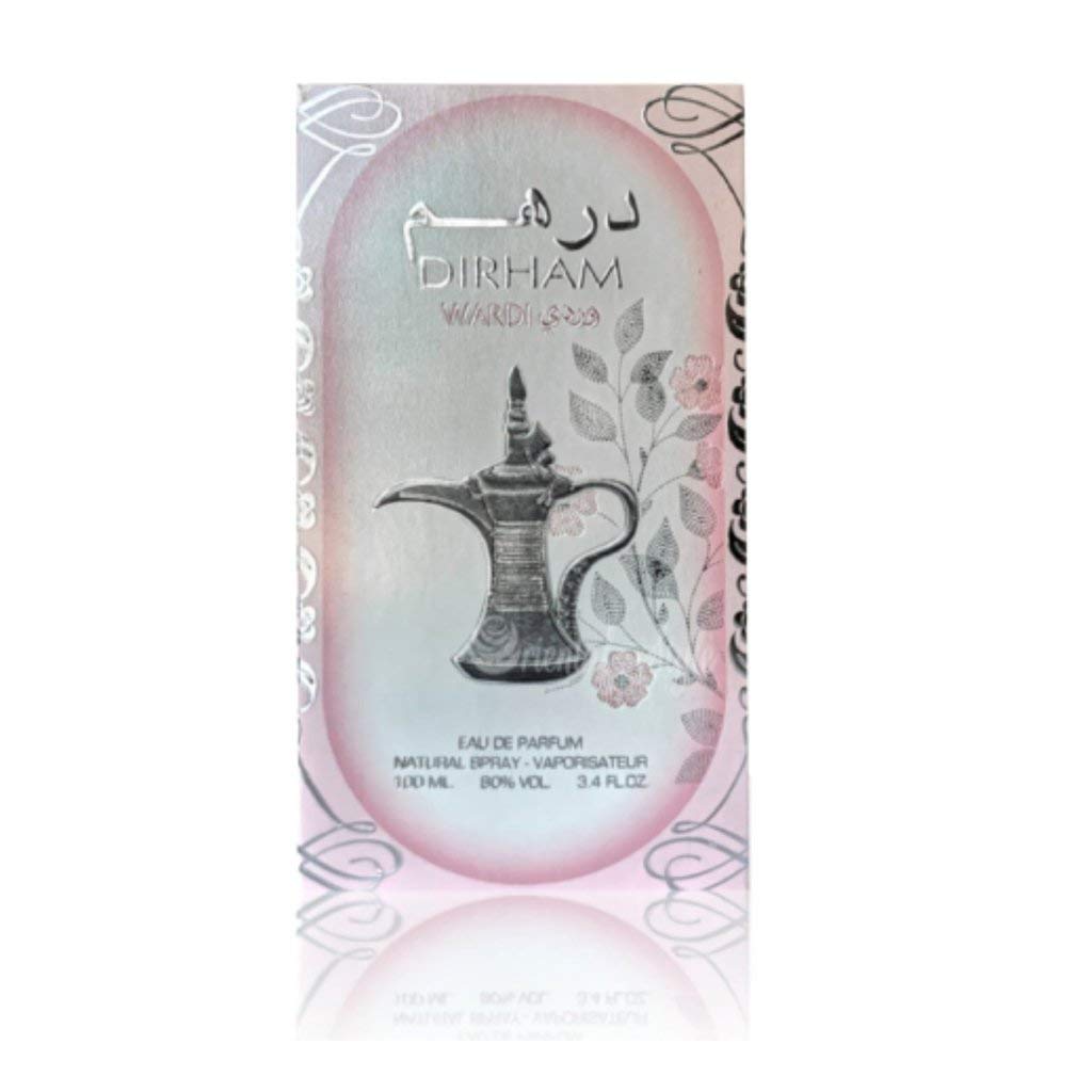 Ard al Zaafaran Perfumes Dirham Wardi Eau de Parfum Spray for Women, 3.4 Ounce