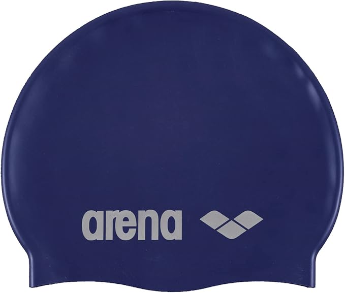Arena Classic Unisex Soft Silicone Swim Cap for Women and Men, Intensive Training Comfortable Non-Slip Long Hair Swimming Hat