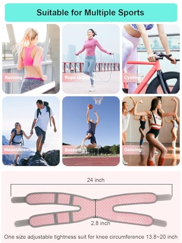 Knee Brace for Women Men Knee Braces for Knee Pain, Patellar Tendon Support Strap, Knee Brace for Meniscus Tear Knee Compr...