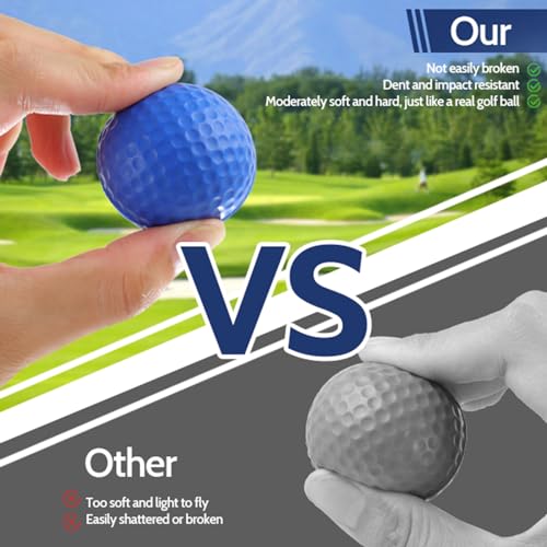 Guirnd 20 Pack Foam Golf Balls, 41mm Practice Golf Balls, Realistic Feel and Long Lasting Limited Fligh Practice Golf Ball...