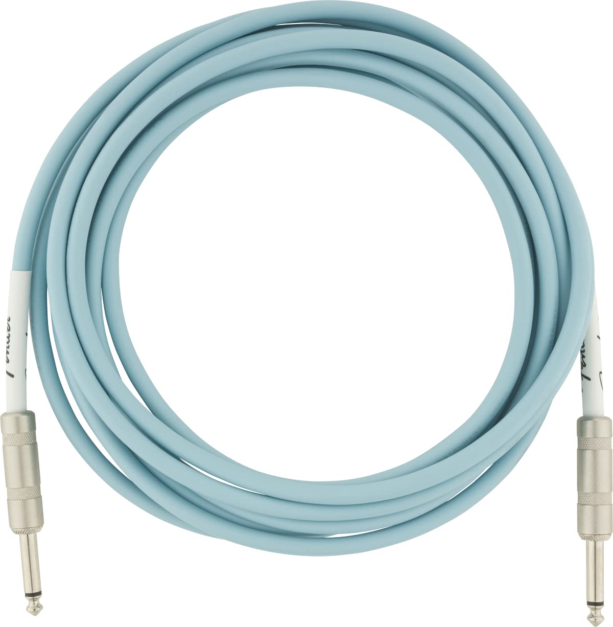 Fender Original Series Instrument Cable, Guitar Cable, Guitar Accessories, Straight/Straight, Daphne Blue, 10Ft