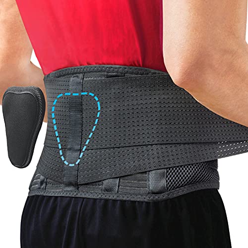 Sparthos Back Brace for Lower Back Pain - Immediate Relief from Sciatica, Herniated Disc, Scoliosis - Breathable + Lumbar ...