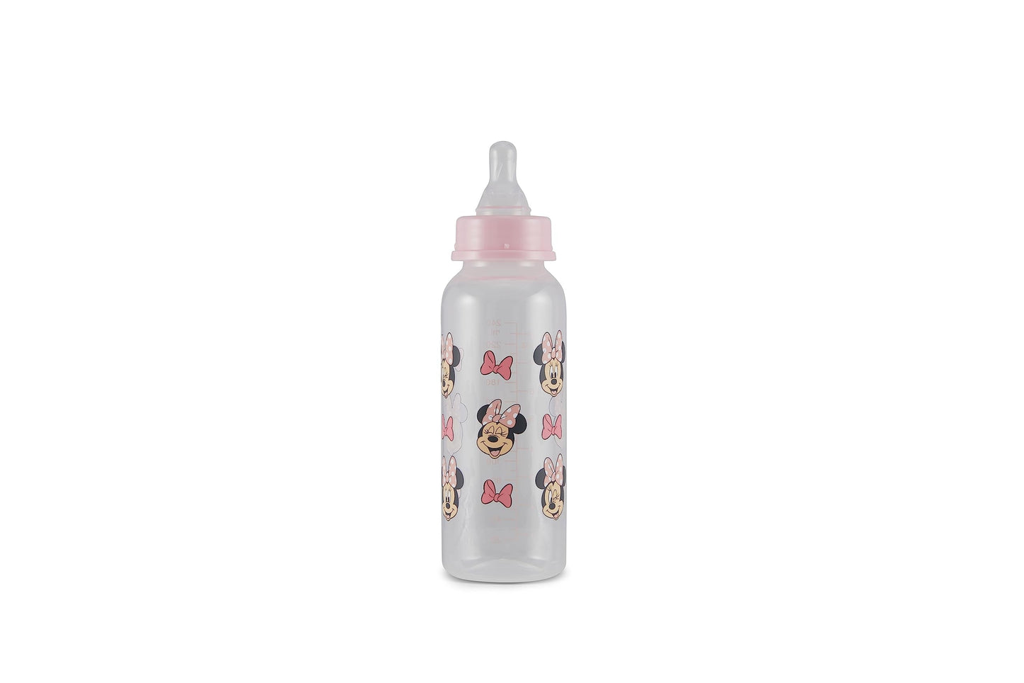 Baby Bottles 9 oz for Boys and Girls| 3 Pack of Disney Minnie Bows and Winks Infant Bottles for Newborns and All Babies | BPA-Free Plastic Baby Bottle for Baby Shower