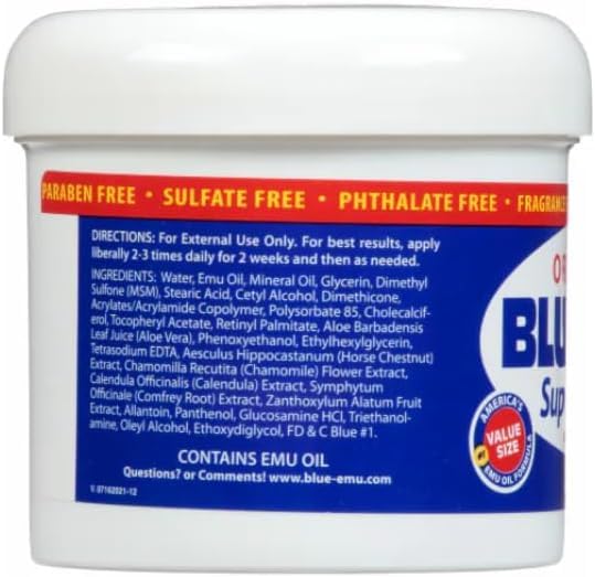 Blue Emu Cream, 1 Pack 12 oz
