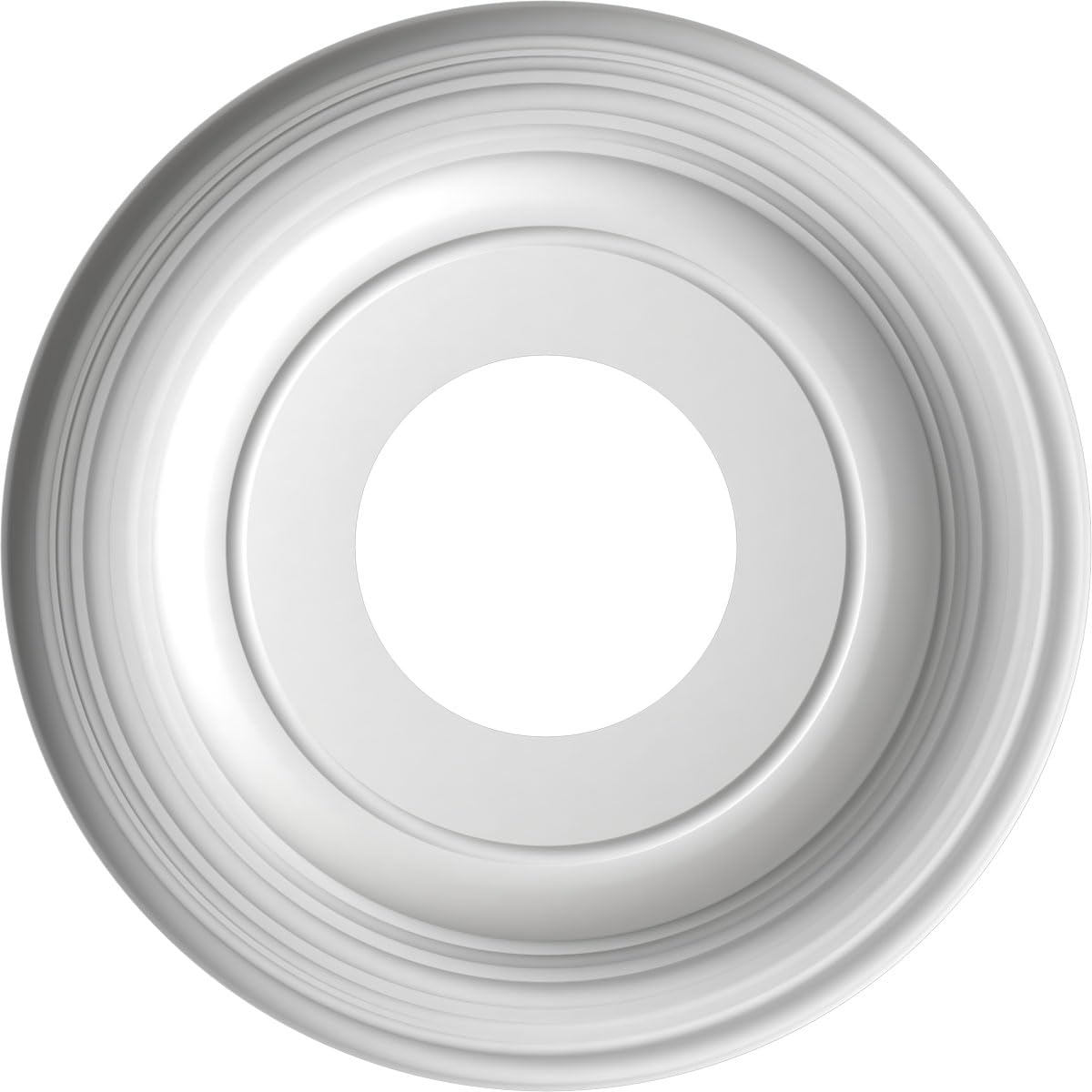 10Od X 3 1/2Id X 1 1/8P Traditional Thermoformed Pvc Ceiling Medallion (Fits Canopies Up To 5 1/2), Metallic Gold Rush