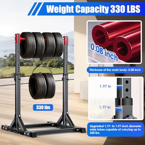 Pull Up Station,Affluent Power Tower Adjustable Pull Up Bar Free Standing, Pull Up Bar for Home Gym,Heavy Duty Multifuncti...