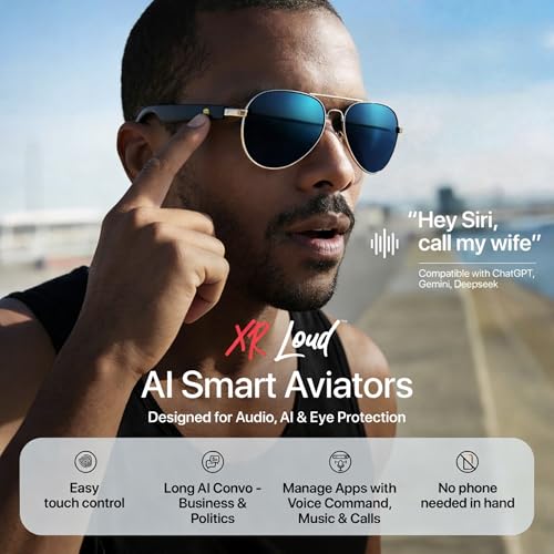 2026 AI Smart Glasses for Men Women ChatGPT Business/PoliticsConvo in 50+ Languages Transcription, 99% Accuracy, Speakers ...
