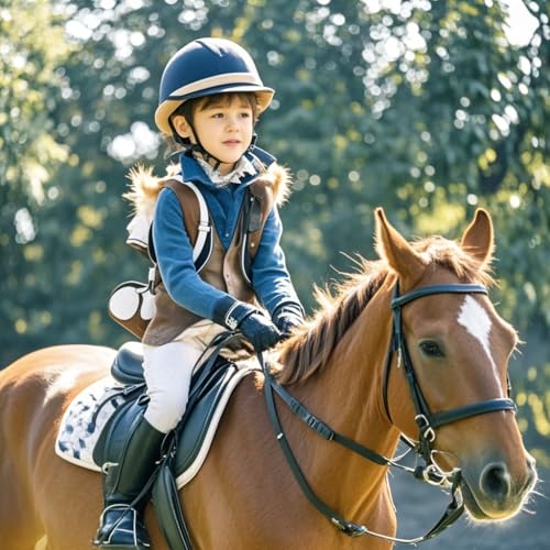 ChinFun Horse Riding Glove Equestrian Gloves Kids for Boys Girls Horseback Riding Gloves Grip for Youth Children Riding Sp...
