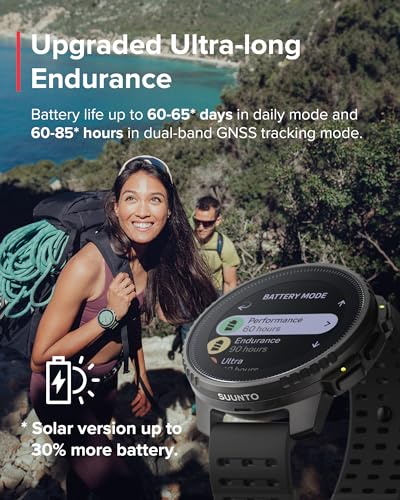 SUUNTO Vertical: Adventure GPS Watch, Large Screen, Offline Maps, Solar Charging