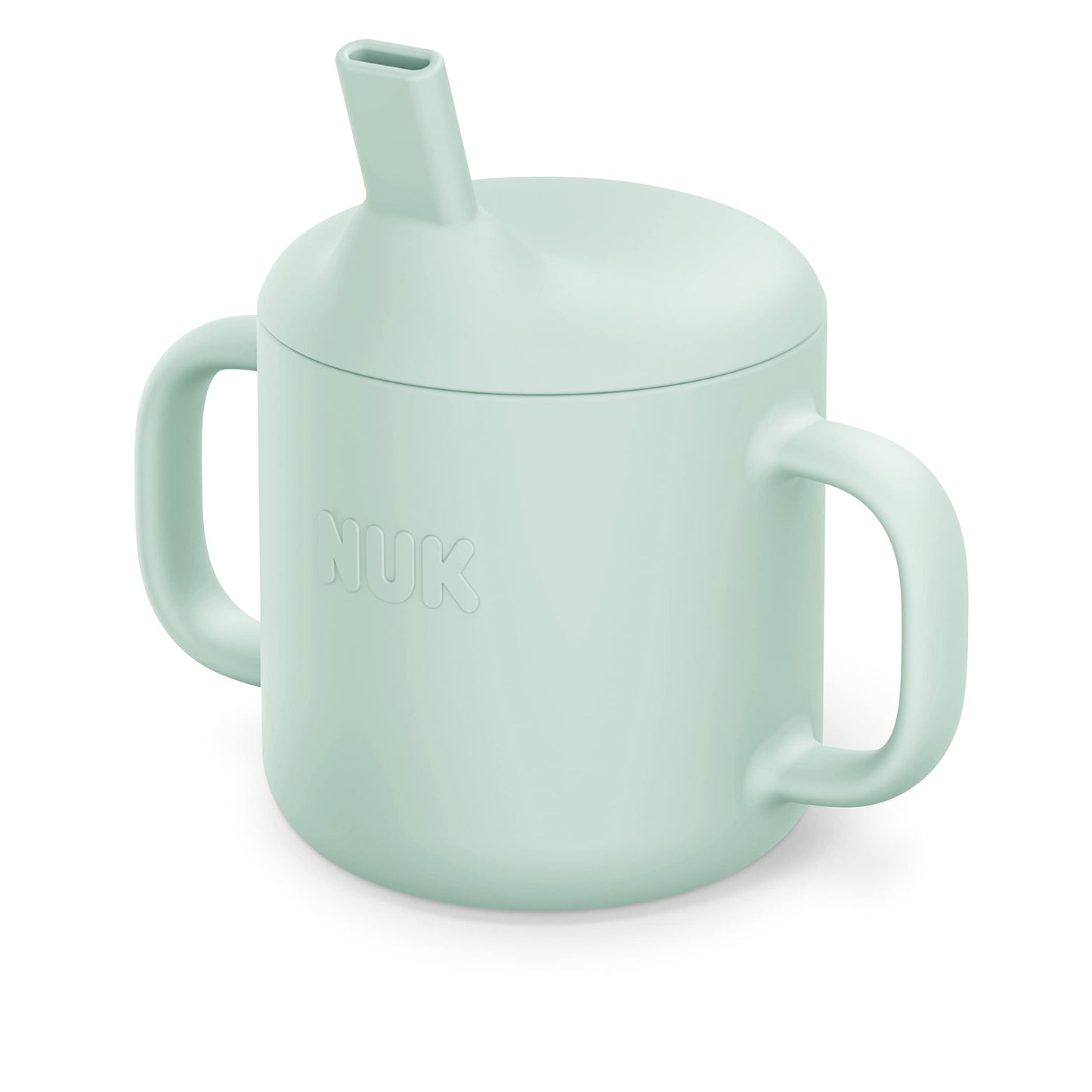 NUK Silicone Baby Straw Cup, Easy to Grip & Drink, Dishwasher-Safe, BPA-Free, Pack of 1