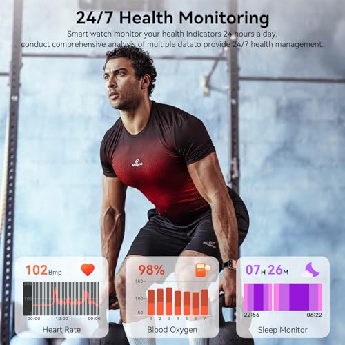 Smart Watch for Men Women, 1.85" HD Fitness Tracker with Bluetooth Calls, 120+ Sport Modes Fitness Watch, Fitness Tracker ...