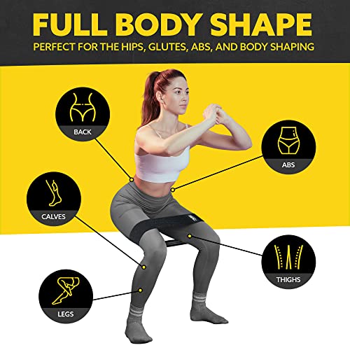 Tribe Lifting Fabric Resistance Bands for Legs - Workout Bands Resistance Bands for Men and Women - Booty Bands for Workin...