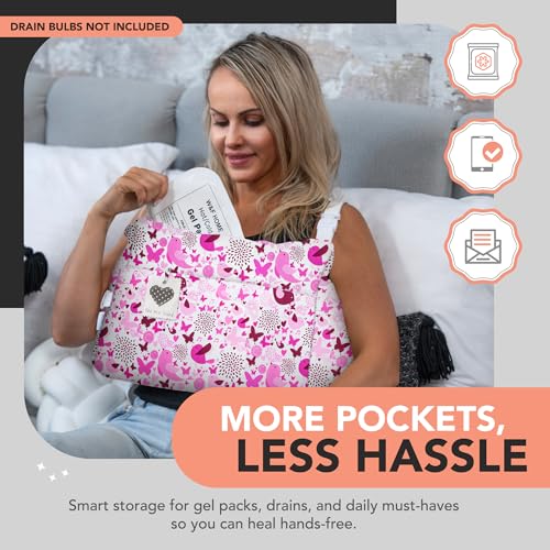 W&F HOME Mastectomy Pillow, Mastectomy Recovery Supplies, Post Mastectomy’s Must Haves, Breast Reduction Recovery Supplie...