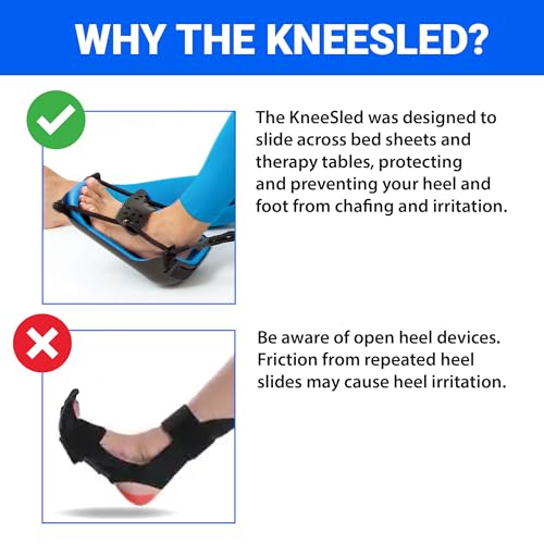 KneeSled Best choice after knee replacement surgery increases range of motion, stretches knees, improving mobility and fle...