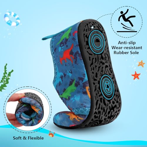 BARERUN Toddler Water Shoes Boys Girls Quick Dry Barefoot Aqua Shoes for Swim Pool Beach Non Slip Breathable Sandals Light...