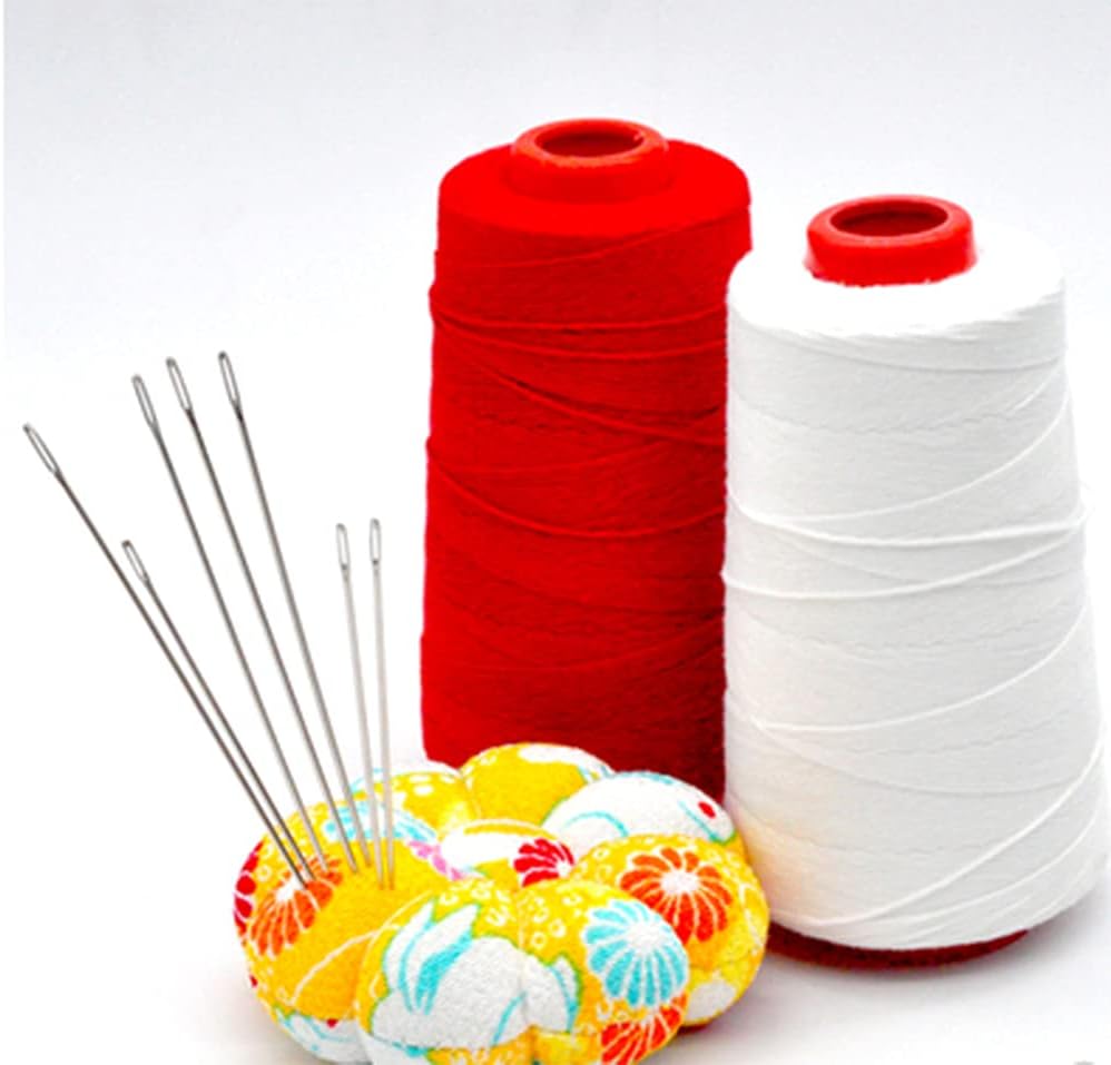 MJMP 6" Professional Upholstery Large Eye Long Needle Easy to Thread,Used for Furniture Weaving Leather Hand Sewing. (6")