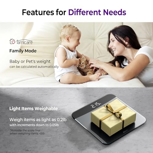 Ovutek Bathroom Scales Digital Weight, Topnotch Quality 450lb Weight Scale, Most Accurate to 0.05lb, Automatic Weighing Sc...
