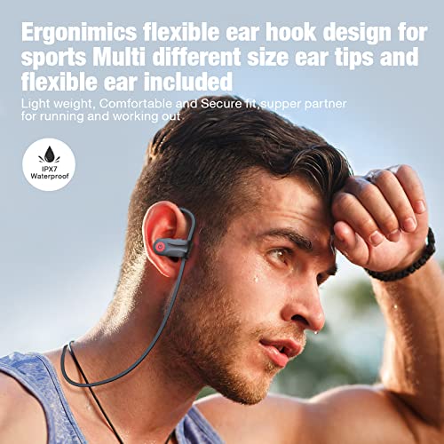Boean Bluetooth Headphones, Wireless Headphones with 16 Hours Playtime Bluetooth 5.3 Wireless Earbuds HD Deep Bass Stereo ...