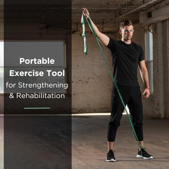 THERABAND CLX Resistance Band with Loops, 2 Pack Fitness Band for Home Exercise and Workouts, Portable Workout, Functional...