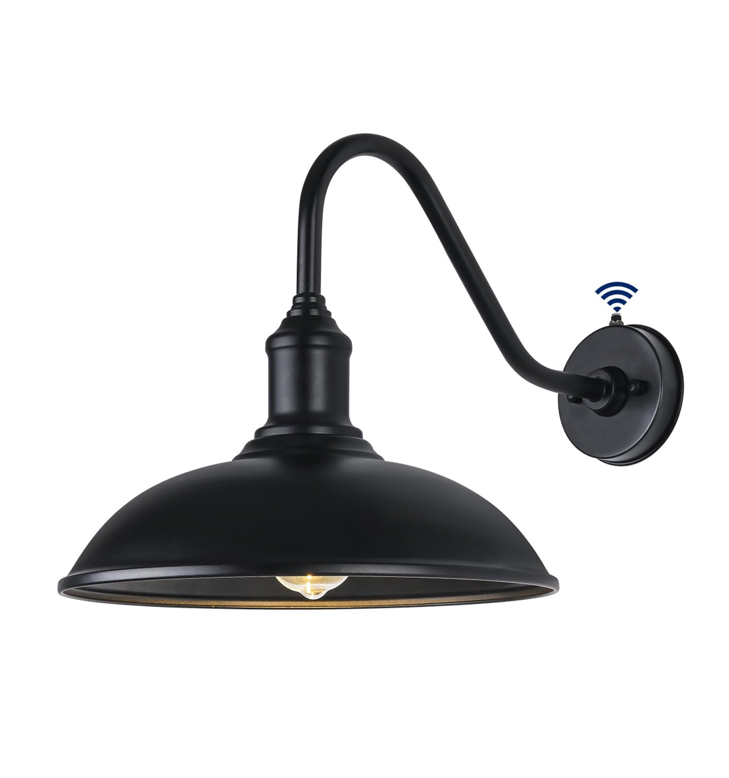 Ytzlvw 15 Inch Large Black Outdoor Gooseneck Barn Lights  From Dusk To Dawn Farmhouse Barn Lights  Galvanized + discomfort-reducingted Classic Look  Suitable For Porch  Garage  Outdoor Lighting.