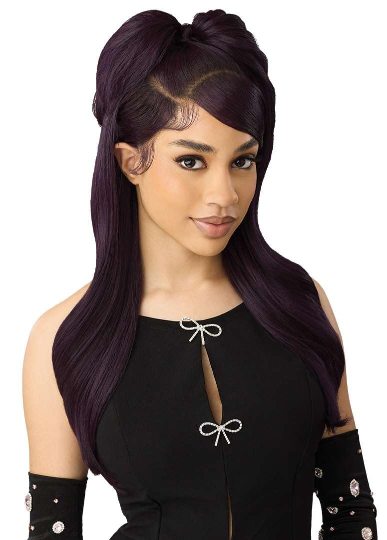 Outre Lace Front Wig -Perfect Hair Line 13X6 - True Frontal Peak Edge 708 (DARK BROWN 2)