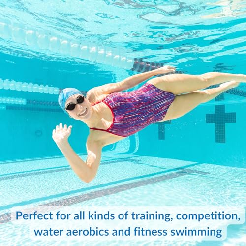 Sporti Thin Strap Athletic One Piece Swimsuit for Women - Solid Bathing Swimsuits for Competiton - Multi Color Selection