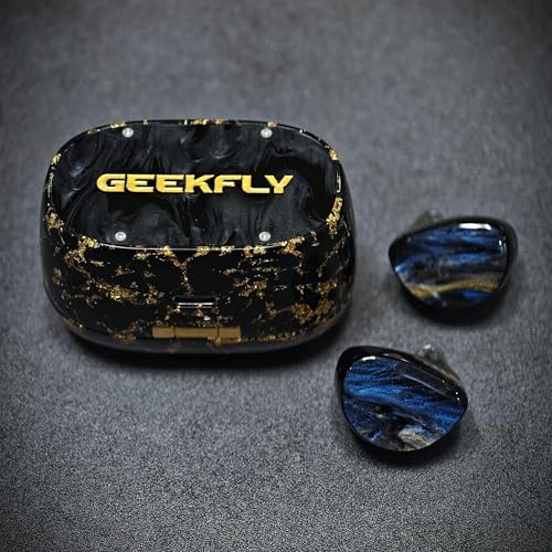 Geekfly Super 16 HiFi TWS Earbuds 16-Driver Hybrid 12*BA+2*PZT+1 Planar+1 DD Bluetooth Dual Amplifiers with Exceptional So...