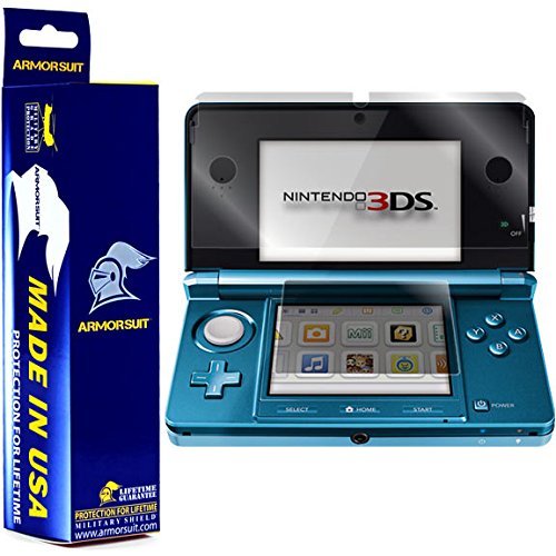 ArmorSuit MilitaryShield Screen Protector for Nintendo 3DS - [Max Coverage] Anti-Bubble HD Clear Film