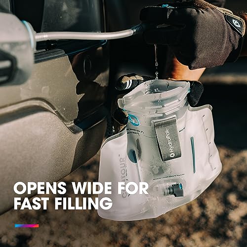 HydraPak Water Reservoir (1.5L, 2L, 3L) - Hydration Bladder Fits Most Backpacks – High-Flow Bite Valve, Leak Proof, Fully ...
