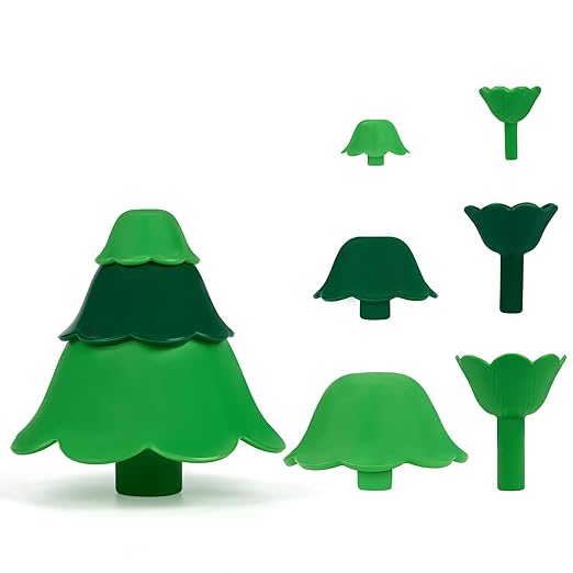 Kitchen Funnel Set 3 Pack, Small and Large, Kitchen Gadgets Accessories Foldable Silicone Funnels for Filling Water Bottle Liquid Transfer Food Grade (Green)