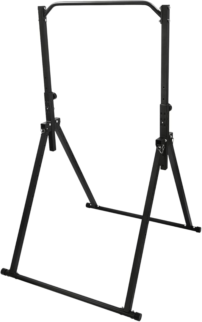 Free Standing Pull Up Bar, Foldable Pullup Bar Power Tower, Adjustable Height Pull Up Workout Station For Home Gym, 440 Lb...