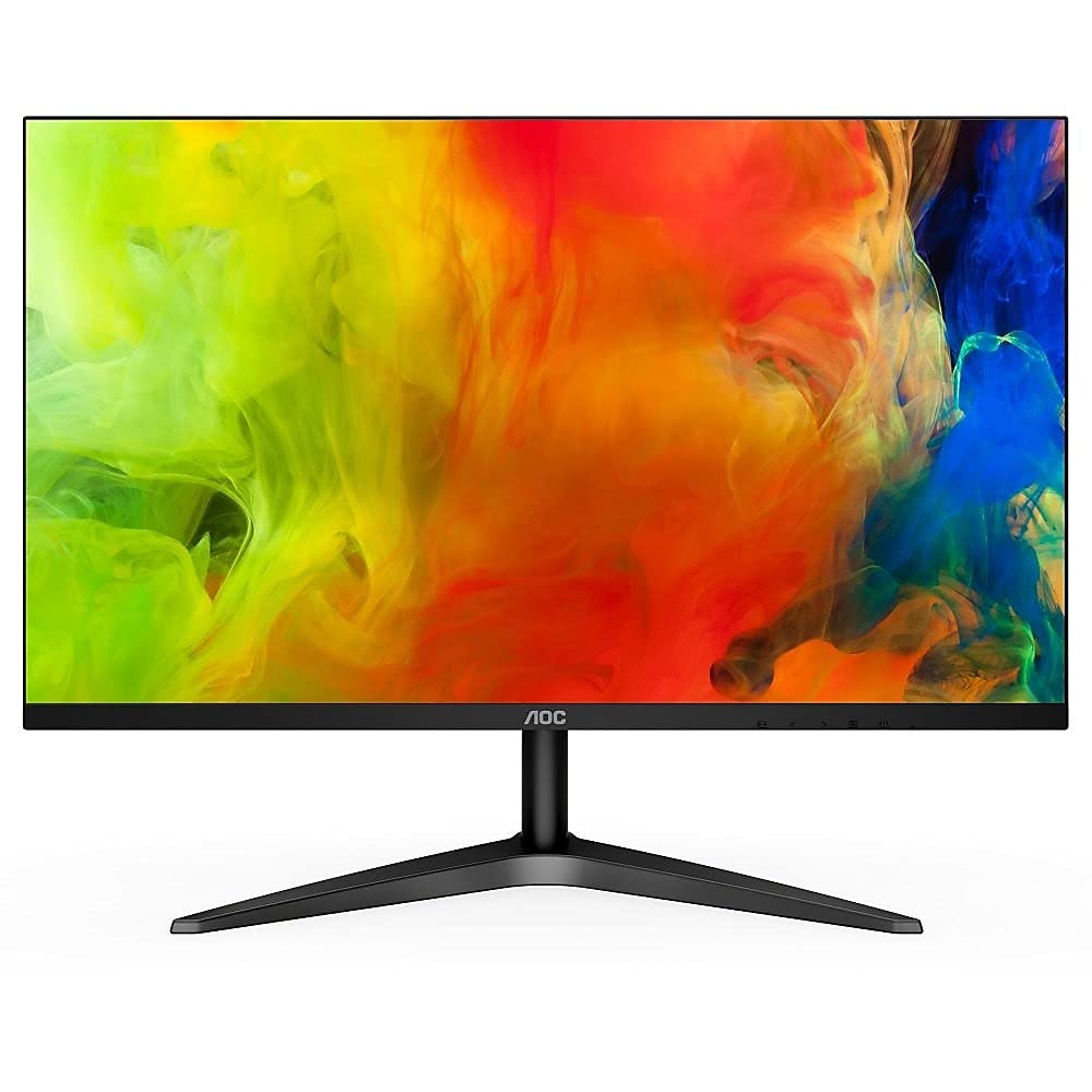 AOC 24B1H 24" Full HD Monitor, 1920x1080, Black, VA Panel, HDMI/VGA, Flicker-free
