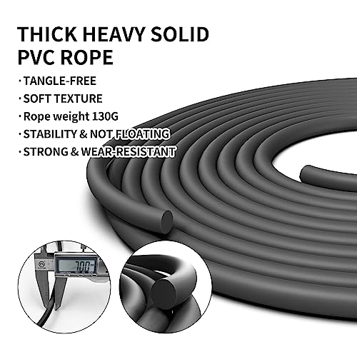 PROIRON Jump Rope Double Weighted Skipping Rope 360° Swivel Ball Bearings Tangle-Free Double Fat Burning with Aluminum Han...