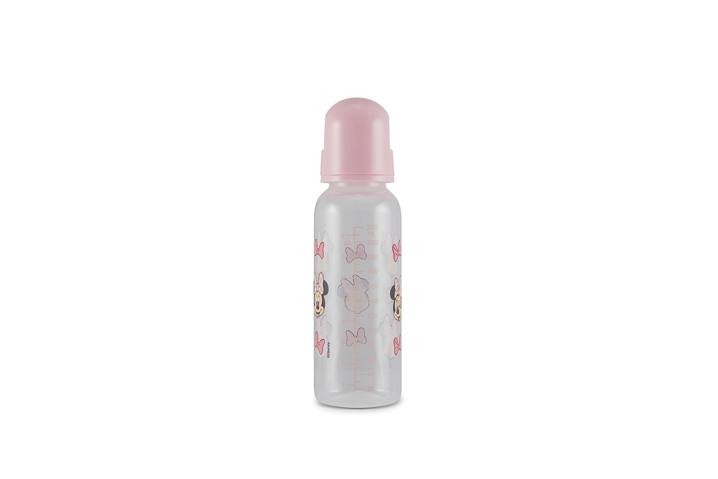 Baby Bottles 9 oz for Boys and Girls| 3 Pack of Disney Minnie Bows and Winks Infant Bottles for Newborns and All Babies | BPA-Free Plastic Baby Bottle for Baby Shower