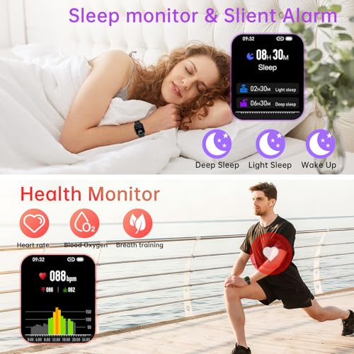 Smart Watch for Men Women Fitness: Waterproof Make Answer Call Digital Mens Watches Pedometer Smartwatch for Android Phone...
