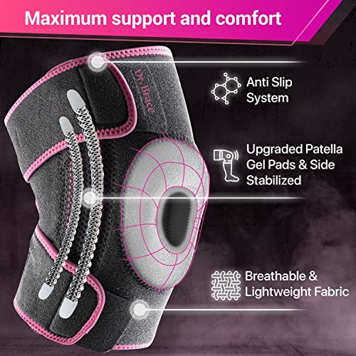 DR. BRACE ELITE Knee Brace with Side Stabilizers & Patella Gel Pads for Maximum Knee Pain Support and fast recovery for me...
