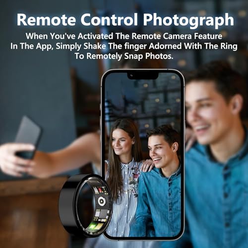 Smart Ring for Women Men,Fitness Tracker Ring with Heart Rate, Sleep Monitoring, Blood Oxygen, Step Counting for iOS and A...